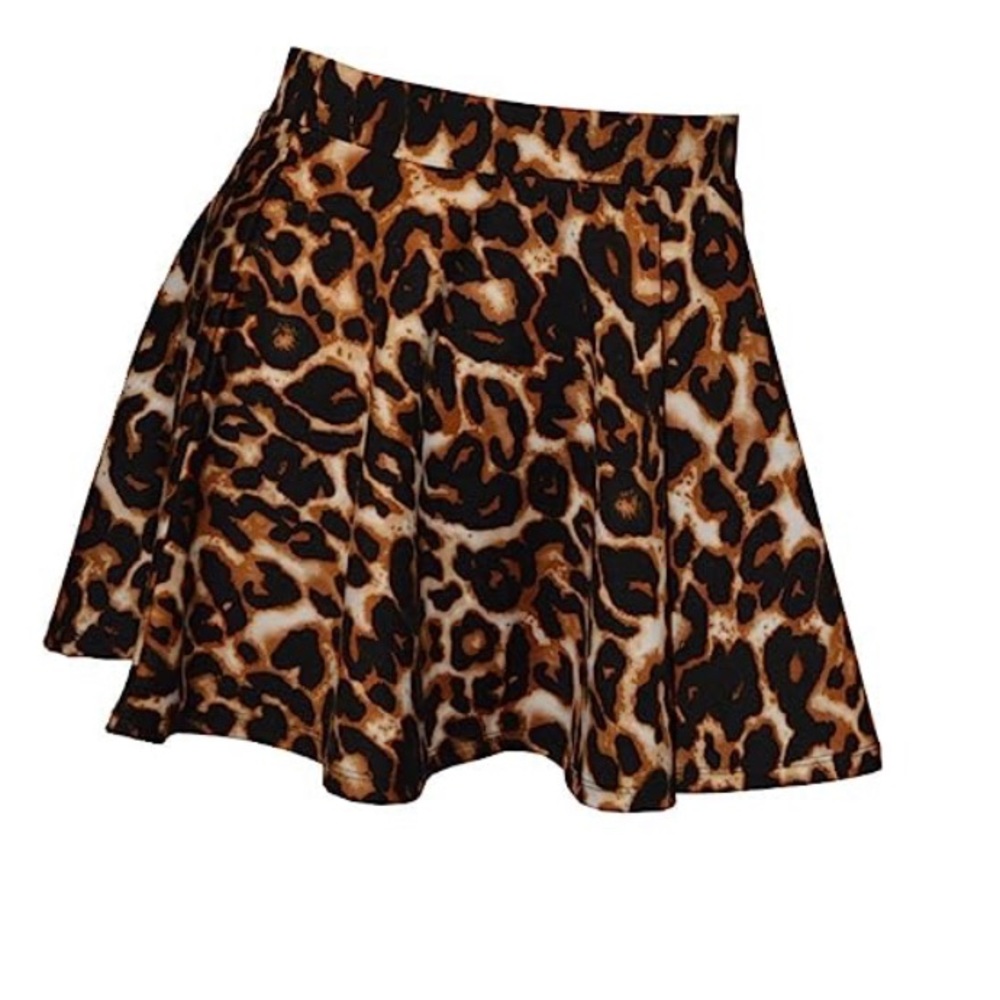Women's Leopard Print Short Skirt